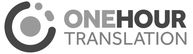 logo of one hour translation agency